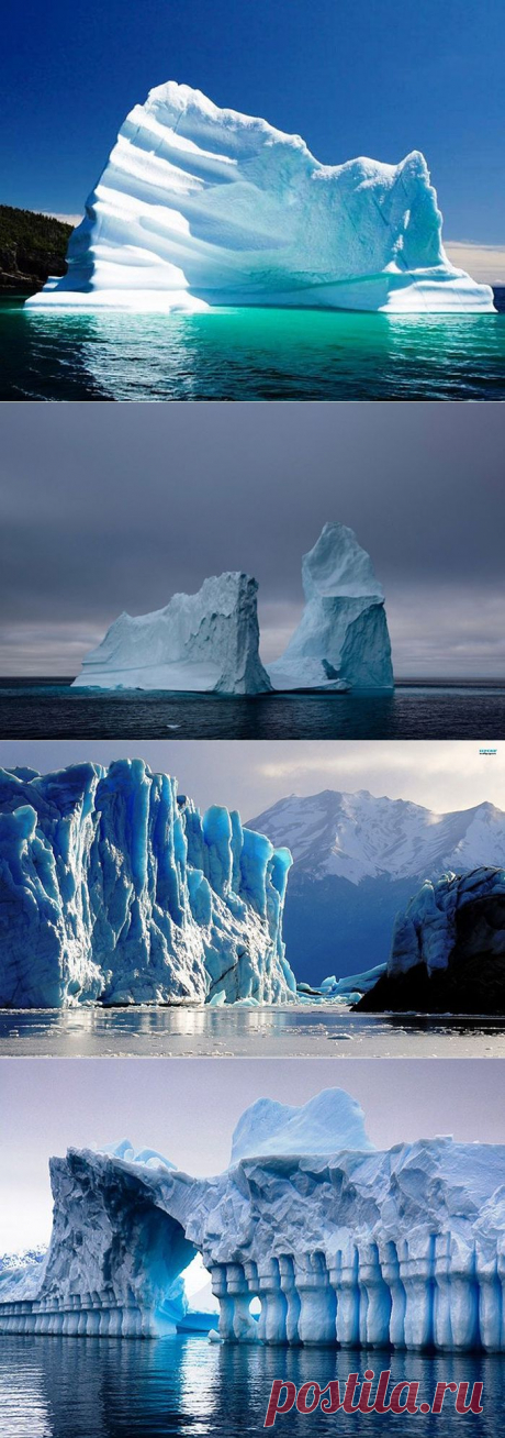 Айсберги и ледники - невозмутимая величественность и красота