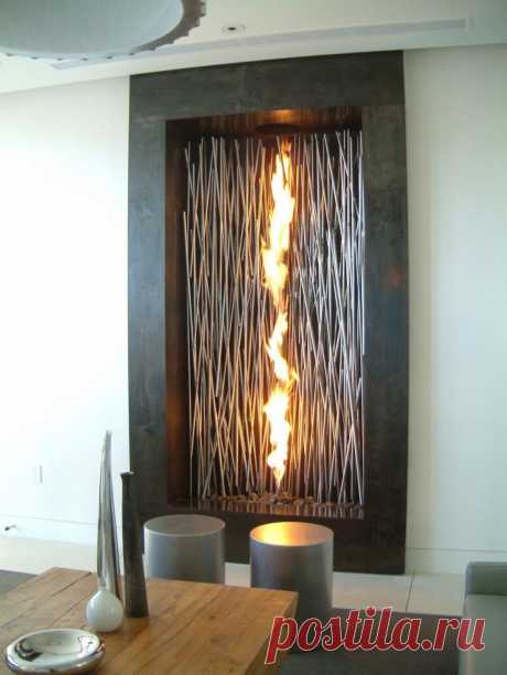 modern fireplace designs features - Iroonie.com