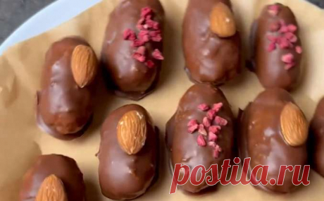 Шоколадные конфеты из сгущенки и орехов