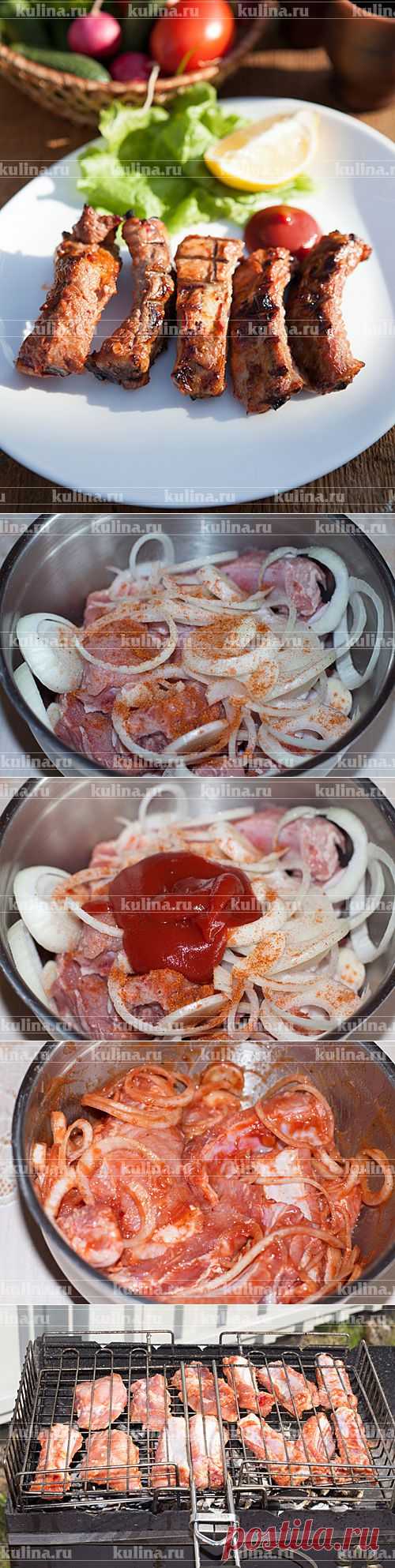 Шашлык из свиных ребрышек. Рецепт приготовления с фото – Kulina.Ru