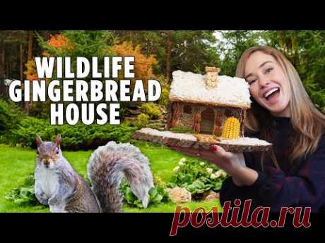 We Tried Making a Wildlife Gingerbread House | DIY Outdoor Decor | Allrecipes