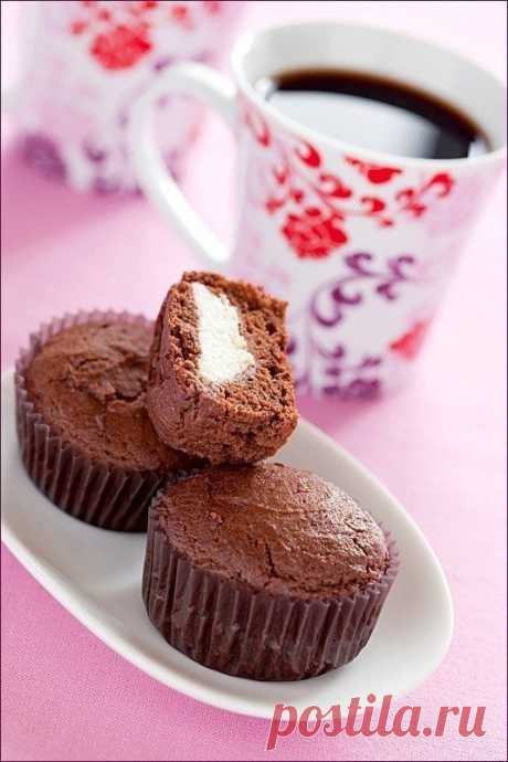 Как приготовить шоколадно - творожные кексы. - рецепт, ингридиенты и фотографии