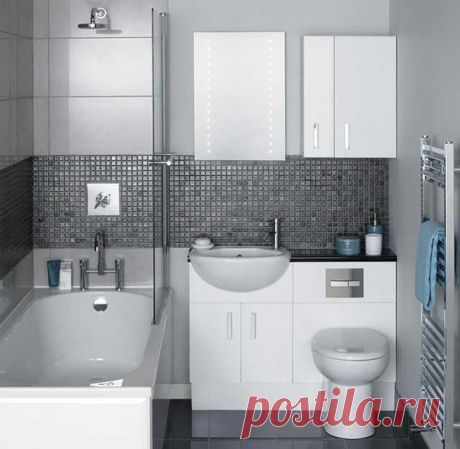 Ванная комната в маленькой хрущевке - Дизайн интерьеров | Идеи вашего дома | Lodgers