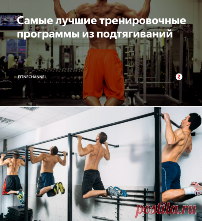 Самые лучшие тренировочные программы из подтягиваний | fitnechannel | Яндекс Дзен