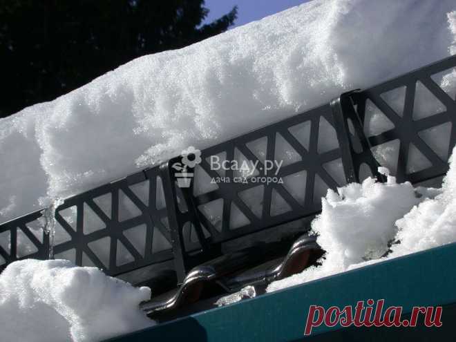 Снегозадержатели на крышу своими руками, фото и описание видов