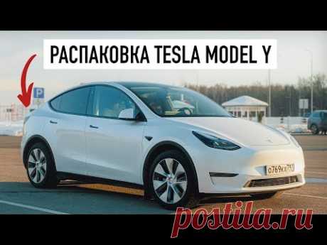 Tesla Model Y в реальной жизни / Видео: Авто-мото