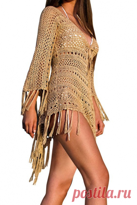 his chic crochet Kimono is the perfect choice for a beach to street summer style. The Jacinta is the ideal cover-up to wear over a bikini or your favorite pair of jeans and tank top. Note: Each piece…