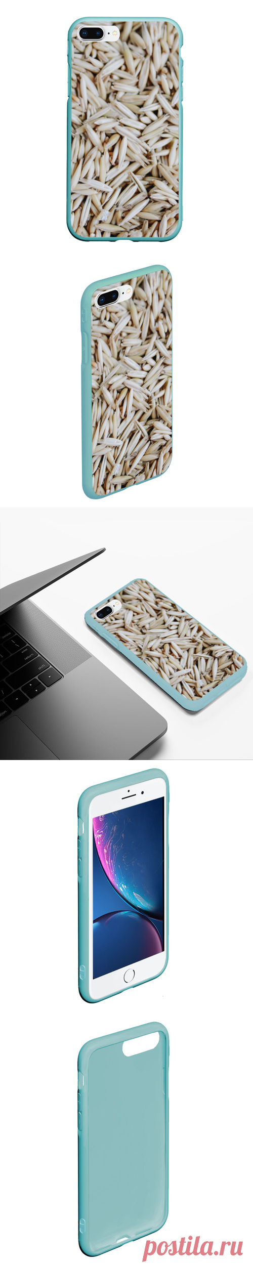 Чехол для iPhone 7Plus/8 Plus матовый Зёрна овса - купить по цене 610 руб в интернет-магазине Всемайки, арт 3651227