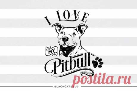 I love my Pitbull -  SVG file Cutting File Clipart in Svg, Eps, Dxf, Png for Cricut & Silhouette I love my Pitbull - SVG file This is not a vinyl, the file contains only digital files, and no material items will be shipped. The item includes a version for black / dark color This is a digital download of a word art vinyl decal cutting file, which can be imported to a number of paper crafting programs like Cricut Ex