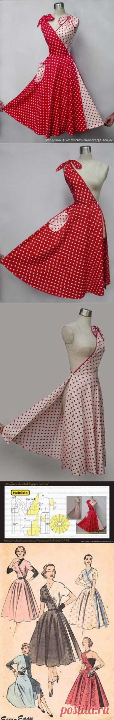 Платье трансформер 50-х годов