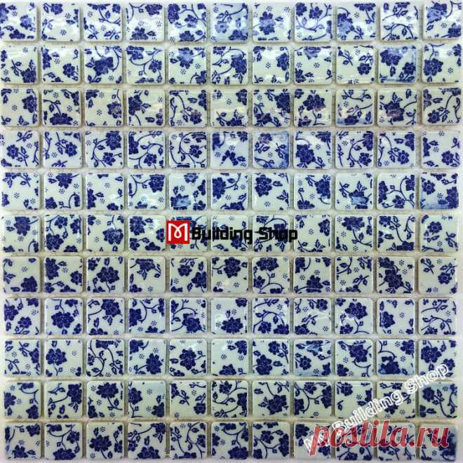 Polished porcelain mosaic tiles backsplash PCMT121 ceramic mosaic white porcelain wall tile bathroom porcelain floor tiles [PCMT121] - $17.15 : MyBuildingShop.com