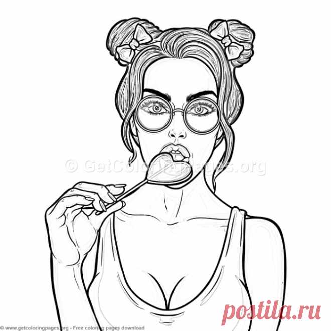 6 Pop Art Girl Coloring Pages &#8211; GetColoringPages.org