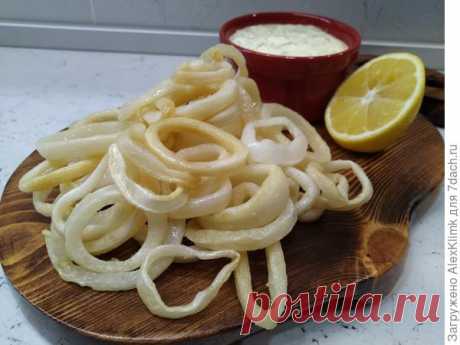 Кольца кальмаров с соусом айоли. Рецепт оригинальной закуски + фото