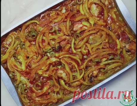 Курица в томатном соусе с оливками – кулинарный рецепт