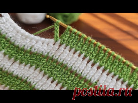 Wow! 💥 How to make Tunisian Crochet Knitting Baby Blanket for Beginners online Tutorial