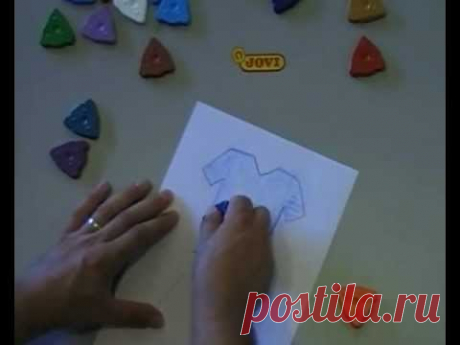 ‪Drawing with Jovi: Clothing Textures - The Magic Bear wax crayons‬‏ - YouTube