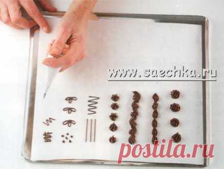 Выдавливание фигурок из шоколада | рецепты на Saechka.Ru
