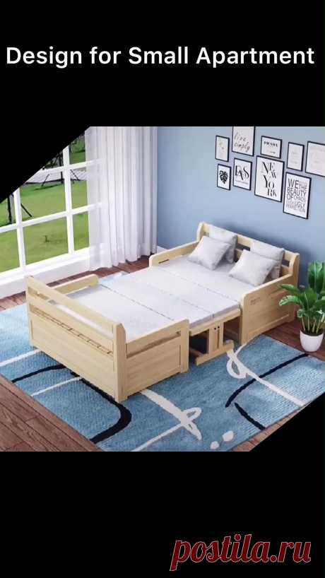 sofa +bed+ table design , space saving for limited room