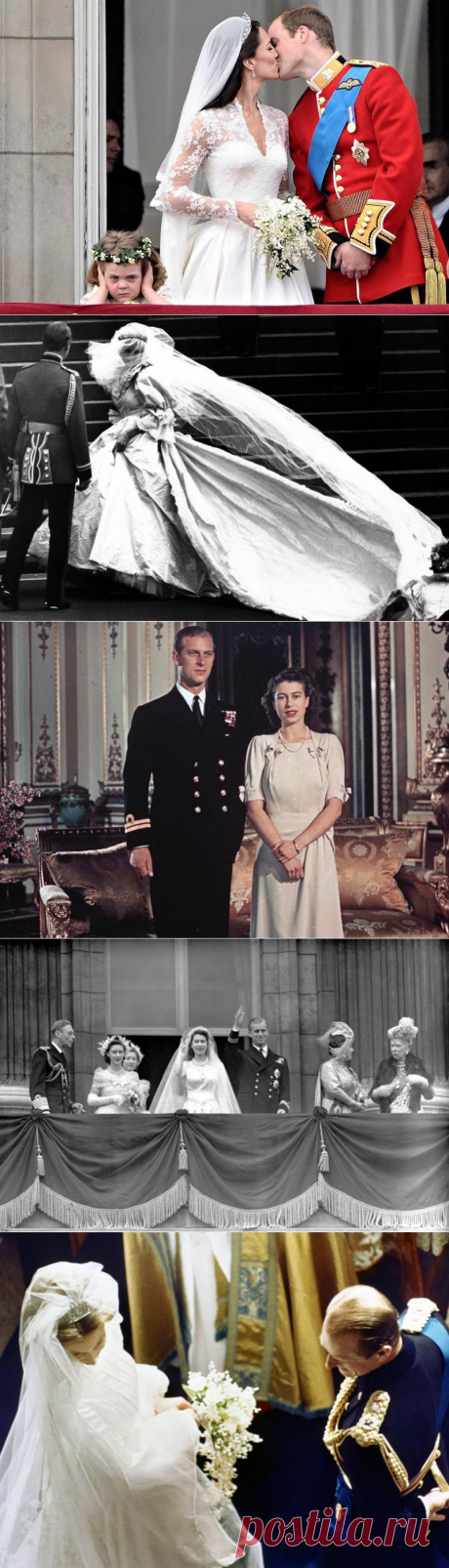 Самые яркие кадры британских королевских бракосочетаний • НОВОСТИ В ФОТОГРАФИЯХ
