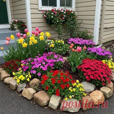 Идея цветника