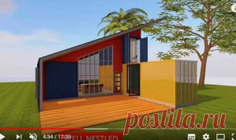 Shipping Container HOMES PLANS and MODULAR PREFAB Design Ideas | WEDGEBOX 640 - YouTube