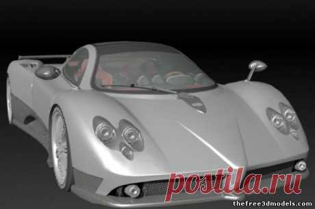 Pagani Zonda F Free 3D Model - .obj .lwo .lws - Free3D