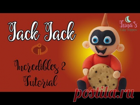 Incredibles 2 Jack Jack Fondant Cake Topper Tutorial