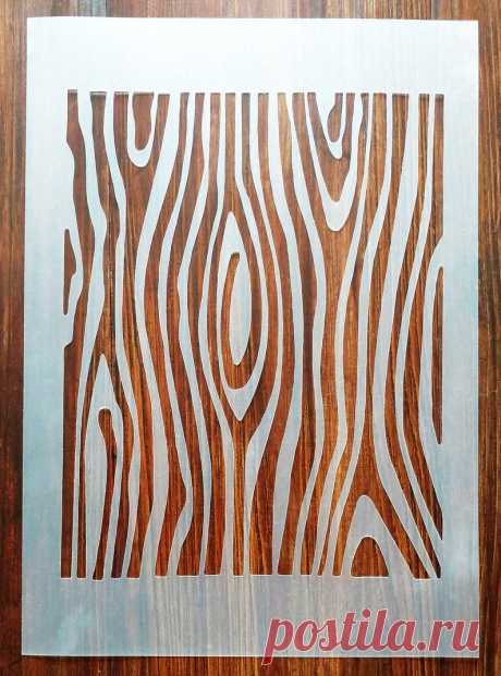 Tree Wood Grain Stencil Mask Reusable PP Sheet for Arts & | Etsy