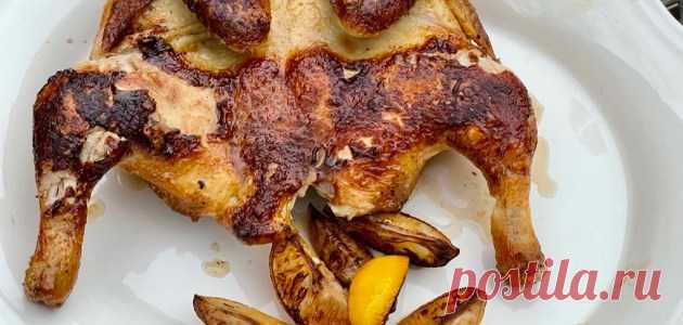 Жареный цыпленок бабочкой: сверхбыстрый испанский рецепт – Вся Соль - кулинарный блог Ольги Баклановой