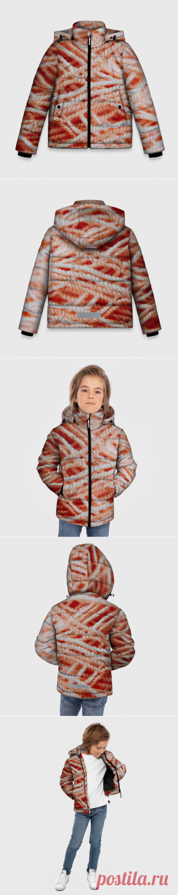 Зимняя куртка для мальчиков 3D Нити - макро фото - купить по цене 9985 руб в интернет-магазине Всемайки, арт 3652185