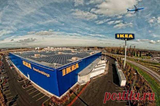 Крупнейшая в Австралии солнечная система на крыше магазина IKEA