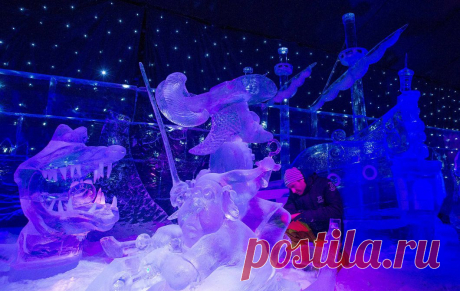 Бельгийский фестиваль ледяных скульптур Disney Dreams