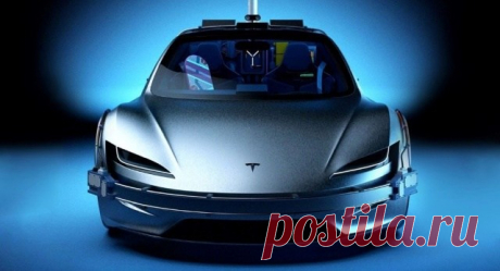 Tesla Roadster вместо DeLorean из фильма «Назад в будущее» (7 фото) . Тут забавно !!!