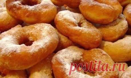 Как приготовить воздушные пончики на кефире - рецепт, ингридиенты и фотографии
