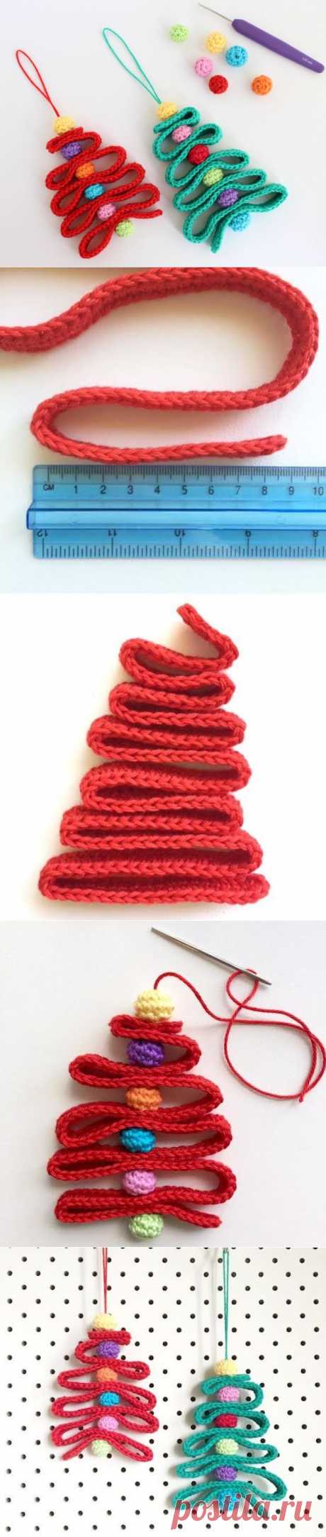 Вязание крючком лента Рождественская Елка Pattern | poppyandbliss