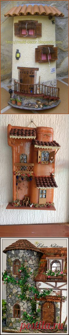 Light House | Lil'l Houses - Craft | Madeira, Artesanato and Lights