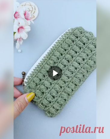 Сумочка - косметичка крючком 📌
Идеи для вязания!
#вязание • #сумка