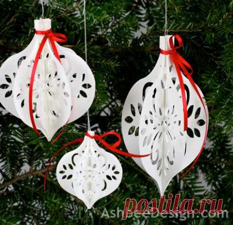 Ashbee Design: DIY Paper Ornament • Silhouette