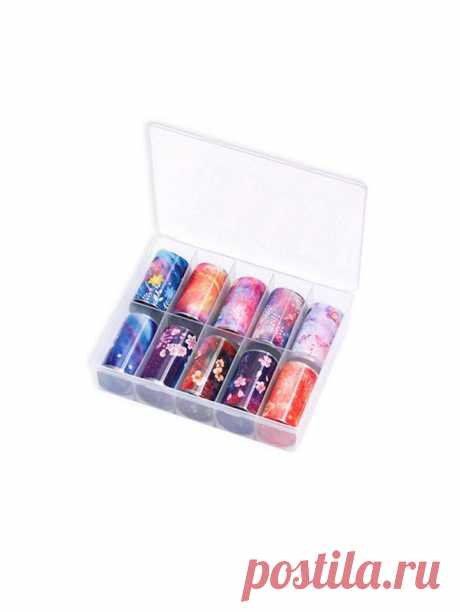 [44% OFF] 2020 10 PCS Colorful Print Nail Stickers In Multicolor A | DressLily