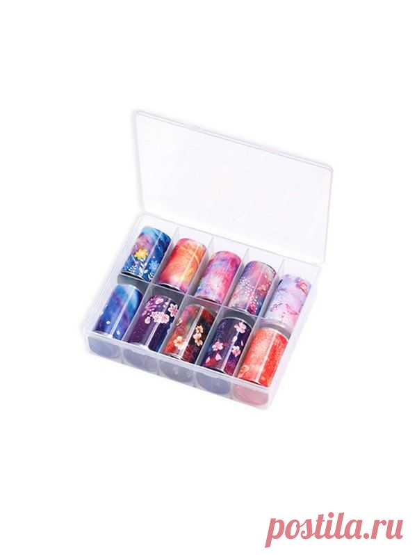 [44% OFF] 2020 10 PCS Colorful Print Nail Stickers In Multicolor A | DressLily