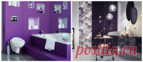 Purple bathroom ideas: fashionable ideas for purple bathroom design We suggest getting acquainted with purple bathroom ideas offered by stylish designers. Read our article and get inspired by stylish design ideas and fashion trends.There are a lot of fashion trends and tendencies for purple bathroom design. Read and choose your style.