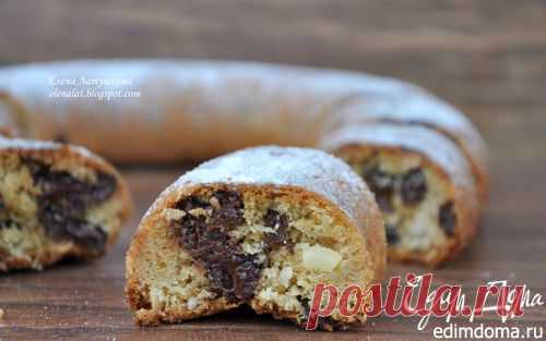 Карамельный кекс с шоколадом и орехами | Кулинарные рецепты от «Едим дома!»