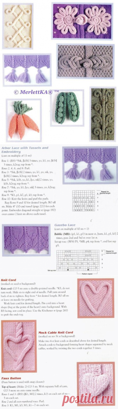 350 способов украсить вязаное изделие - вяжем, вышиваем, плетём.