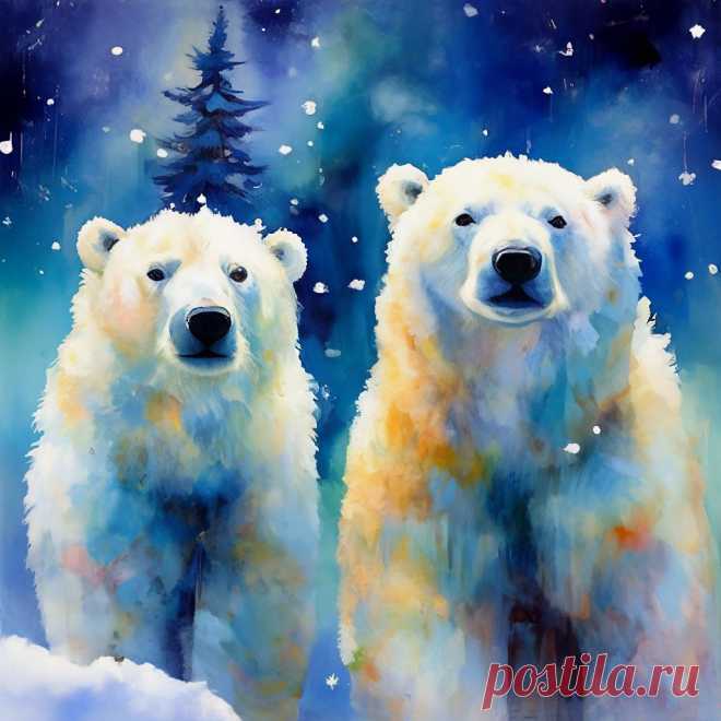 Шедеврум — приложение для генерации картинок с помощью нейросети белые медвежата, рождественская открытка.

акварель, тонкая прорисовка, филигранно, аниме, арт, иллюстрация, абстракция, импрессионизм
