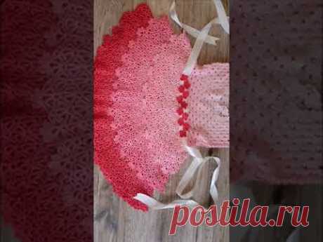 Beautiful dress for a princess, crochet 💃#crochette #croche #crochet