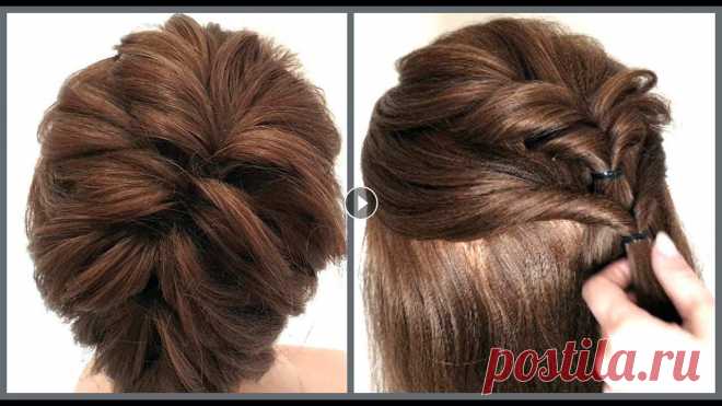 Прическа на короткие волосы разной длины.Легкий способ.Hairstyle for short hair.Easy Way Прически на короткие и средние волосы. Свадебные и Вечерние прически на короткие волосы. Прически на короткие волосы на выпускной. Hairstyles for shor...