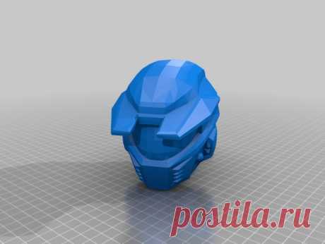 Halo Helmet Mk4 by Jace1969 An old file from my Pepakura making days that I discovered in Pepakura Designer you can export to .OBJ and in "Windows 10 3DBuilder or 123Design" export to .STL. Unfortunately I don't have the skills yet to improve further on the model, but maybe someone out there would like to tidy it up. Please upload it back as a remix if you do take the time to clean it up.
Please note this was originally uploaded to the net as a free down load. So I cant ta...