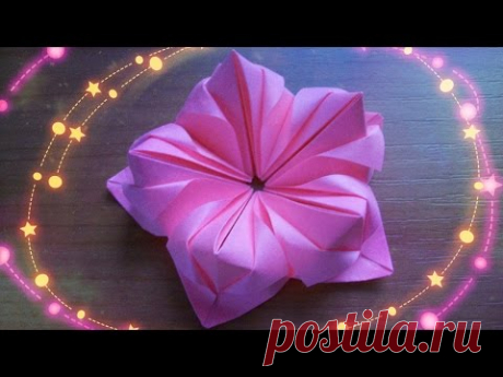 Оригами Цветы Из Бумаги Для Открыток, Кусудам. Как Сделать Поделки Своими Руками