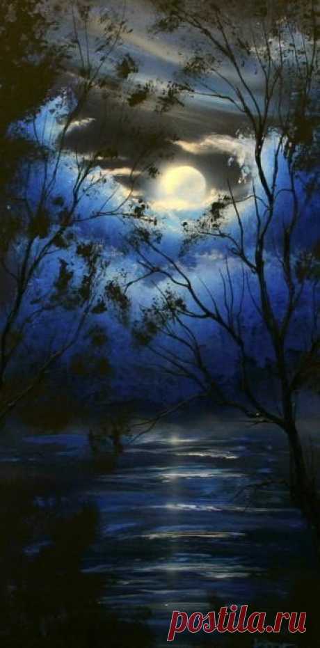 moonlight on the water | ! A BEAUTIFUL WORLD !