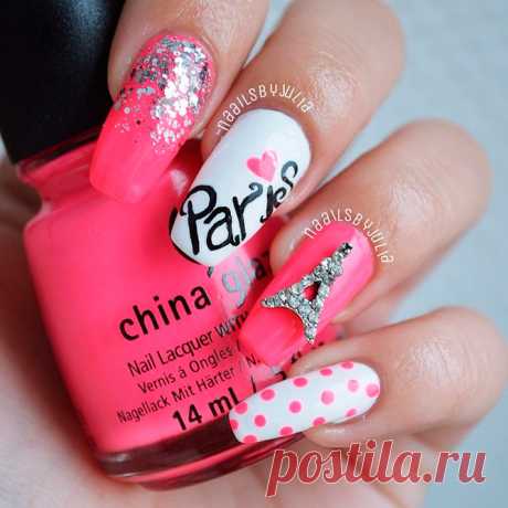 Innocently Sexy Pink Nail Designs